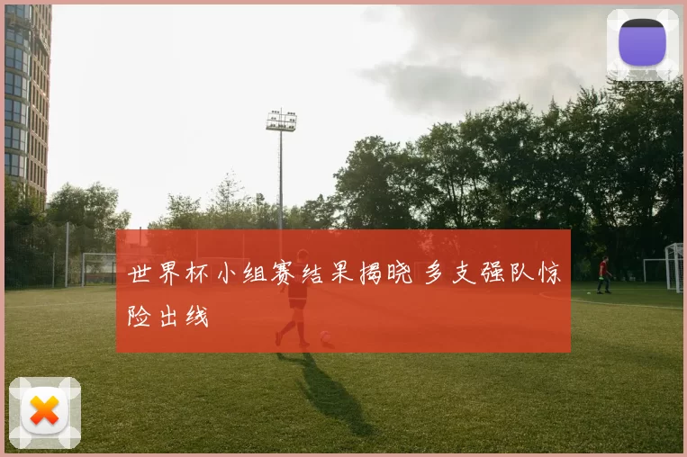 世界杯小组赛结果揭晓 多支强队惊险出线