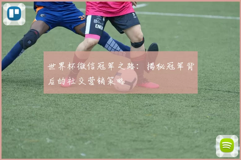 世界杯微信冠军之路:揭秘冠军背后的社交营销策略